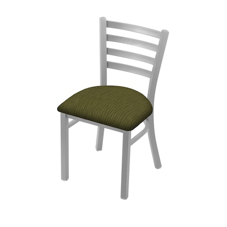 400 Jackie 18 Chair With Anodized Nickel Finish And Graph Parrot Seat